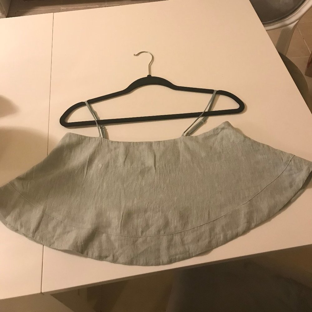 Baby Blue Tank Crop Top